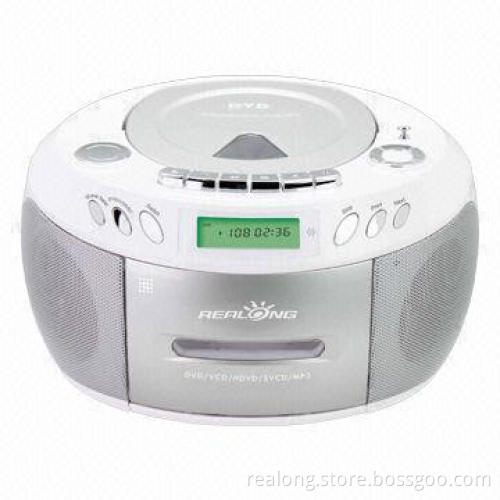 AM/FM Radio Cassette Recorder with DVD Playback Function